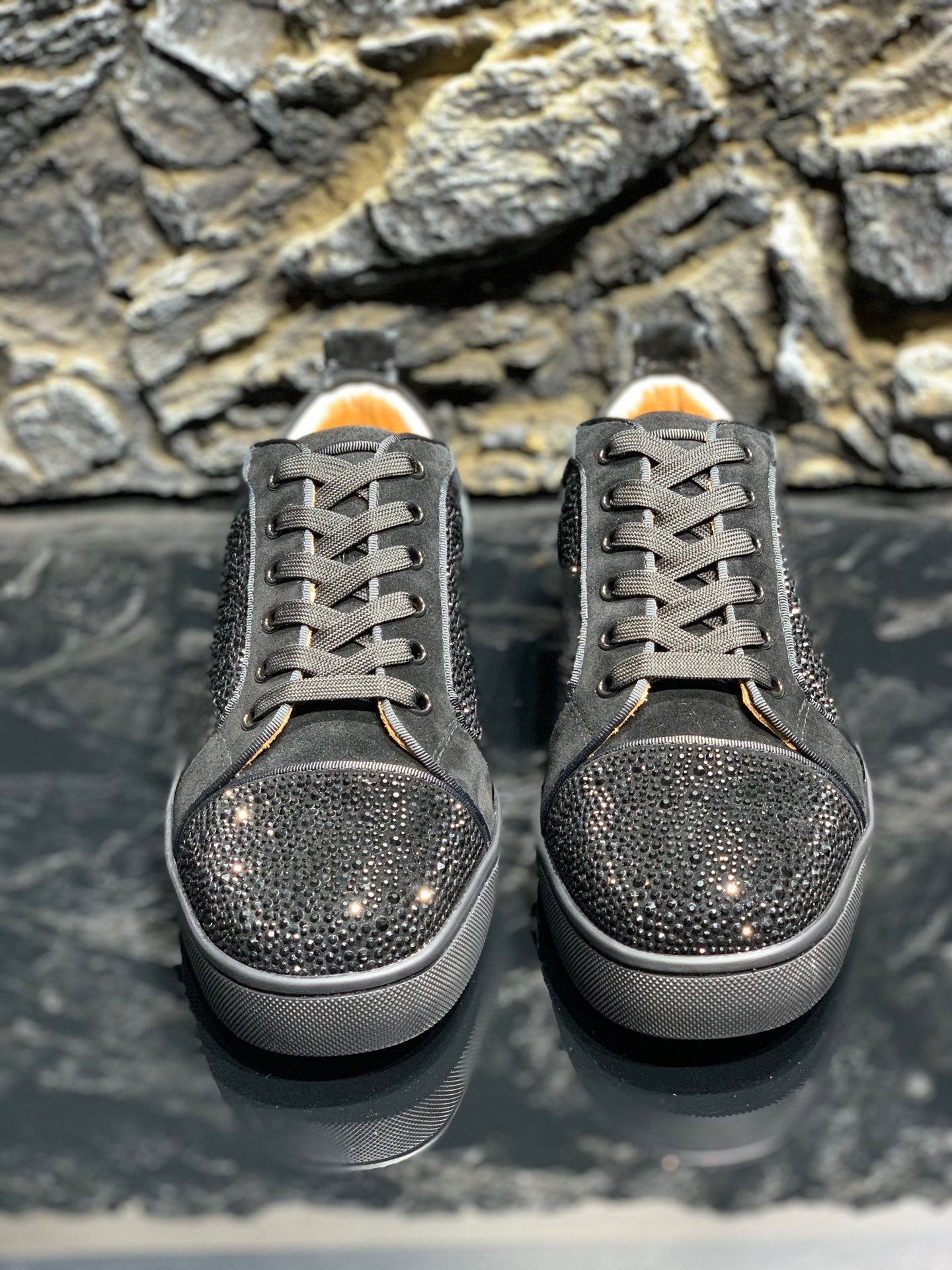Black Red Bottom Sneaker
