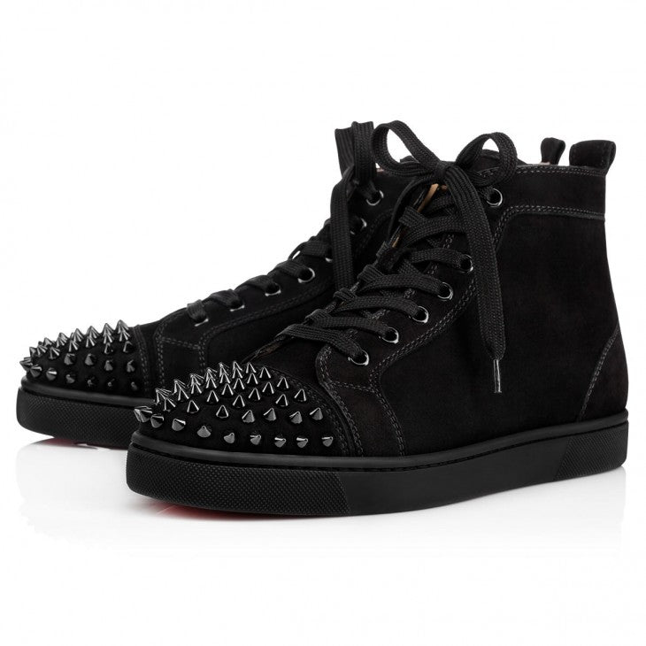 Suede High Top Red Bottom