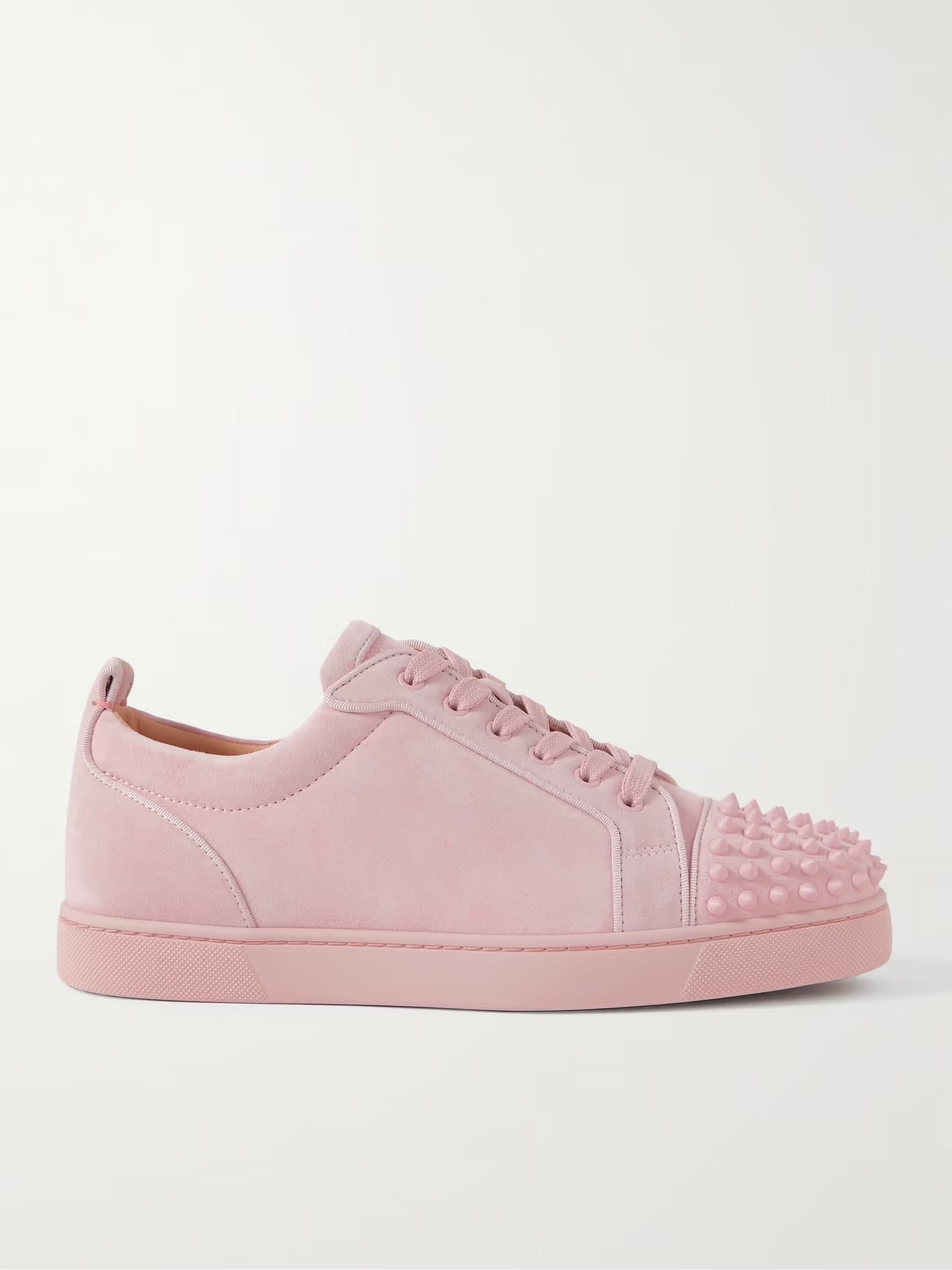 Pink Suede Red Bottom