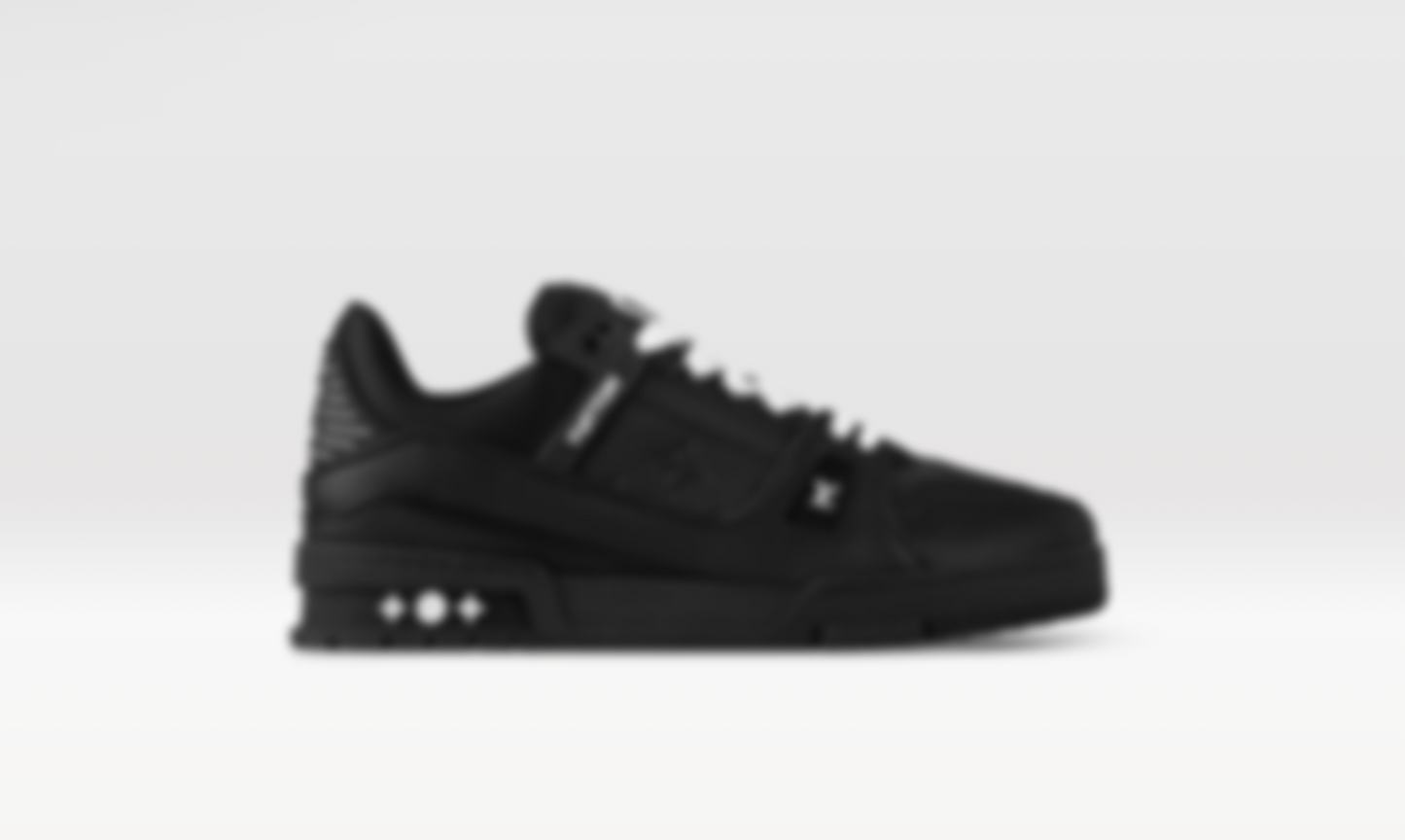 Black/Black Trainer Sneaker