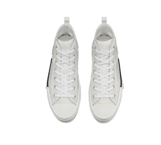 D**R- High Top White Sneaker