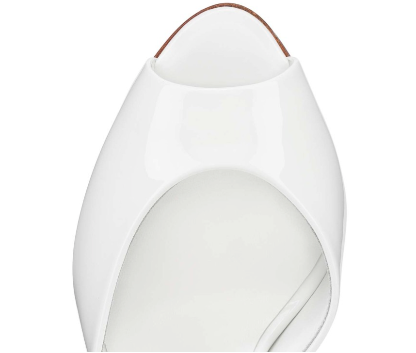 CL- White Dolly Red Bottom Heels