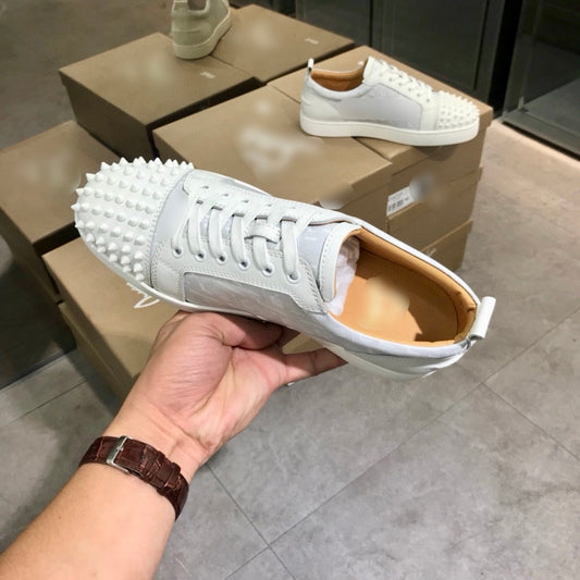 White Spike Sneaker