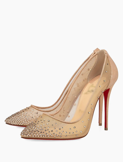 CL- Women's Nude Red Bottom heel