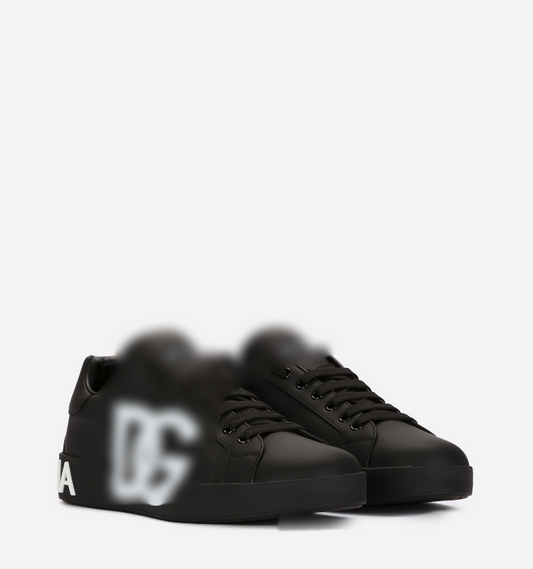 D&G Black Sneaker DG LOGO