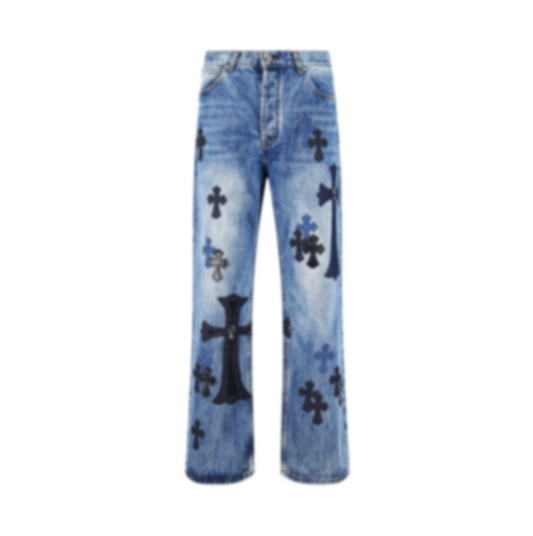Blue Jeans Black Cross