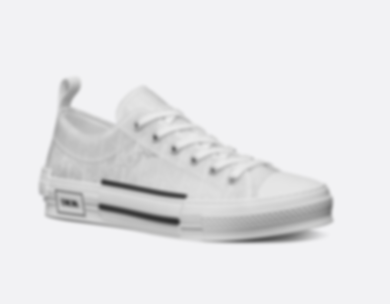 B23 D**or White/White Low Top Sneaker