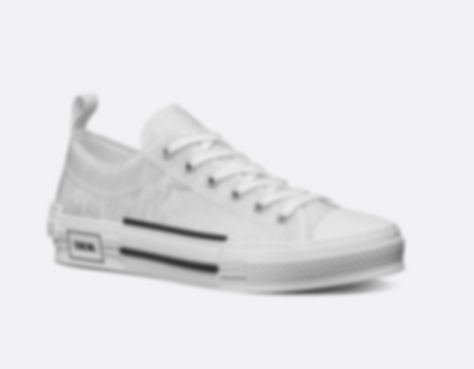 B23 D**or White/White Low Top Sneaker