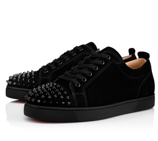 CL- Men's Suede Sneaker with Spikes