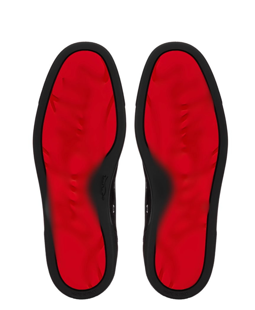 CL- Men's Suede Sneaker with Spikes