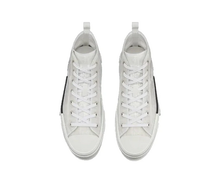 D**R- High Top White Sneaker