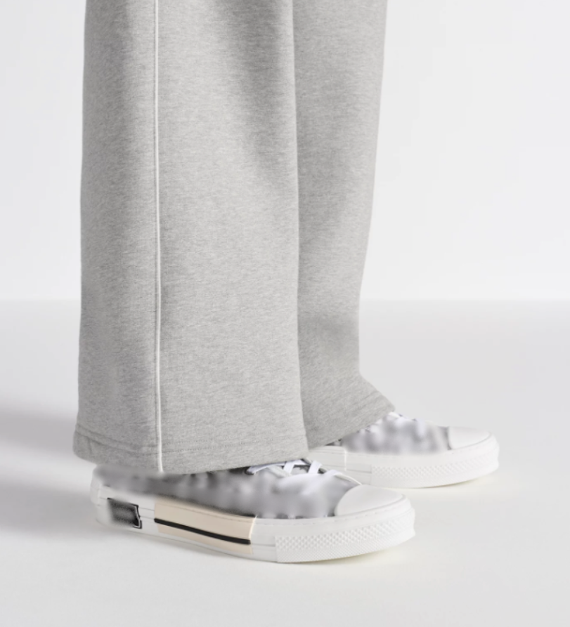 D**R- High Top White/Black Sneaker