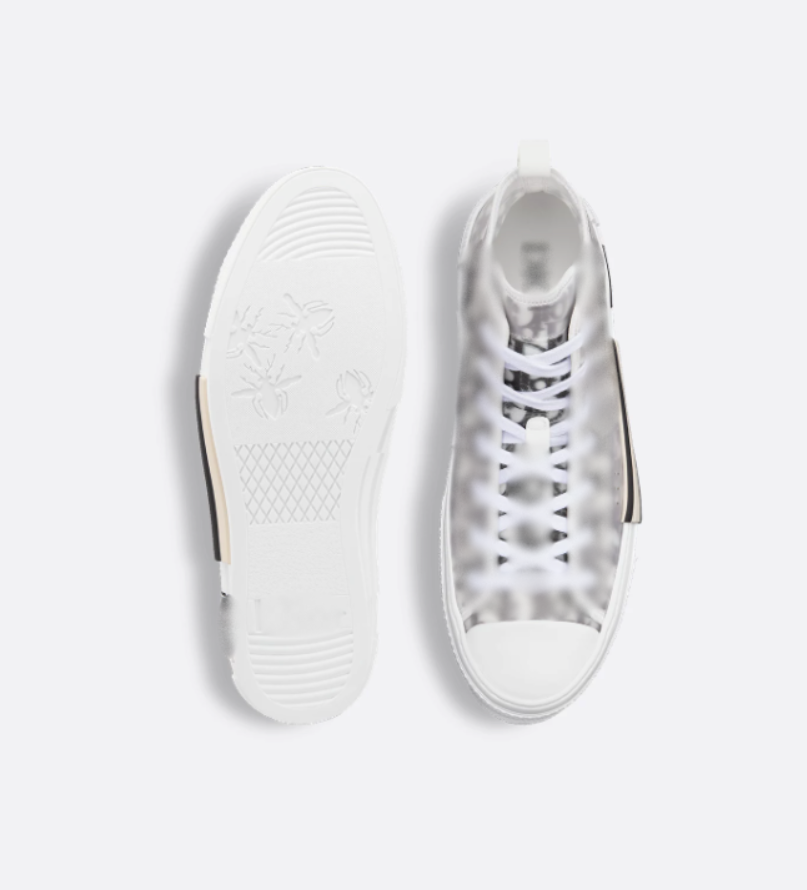 D**R- High Top White/Black Sneaker