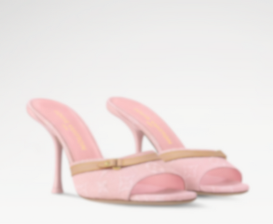 LVT- Women's Pink Denim Heels