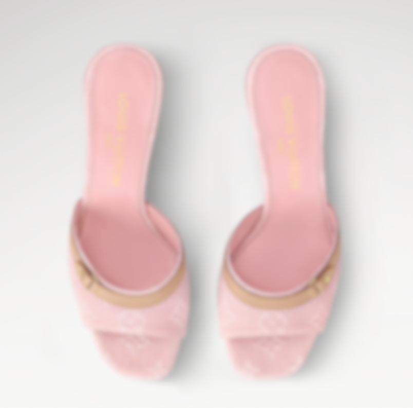 LVT- Women's Pink Denim Heels