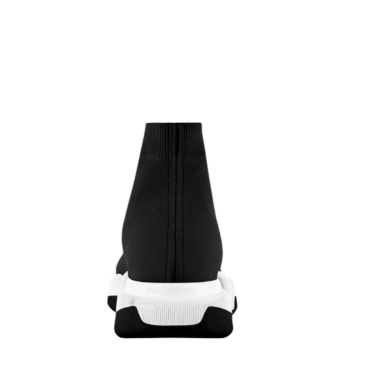 B********A- Men's Black And White Sneaker